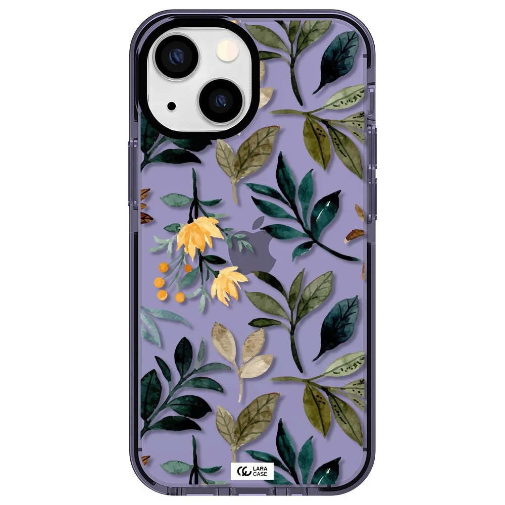 Fall Flowers Apple iPhone 13 mini impact Lilac Case