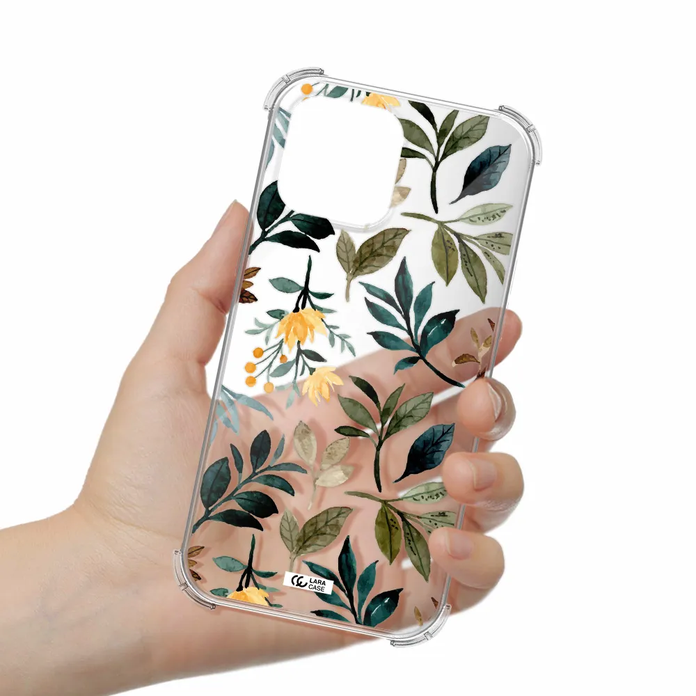 Fall Flowers Apple iPhone 13 Pro Clear PC Case