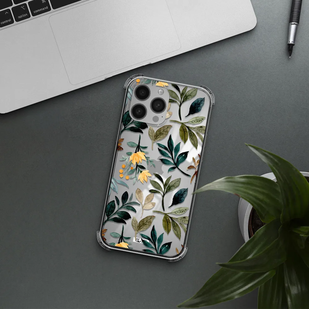 Fall Flowers Apple iPhone 13 Pro Clear PC Case