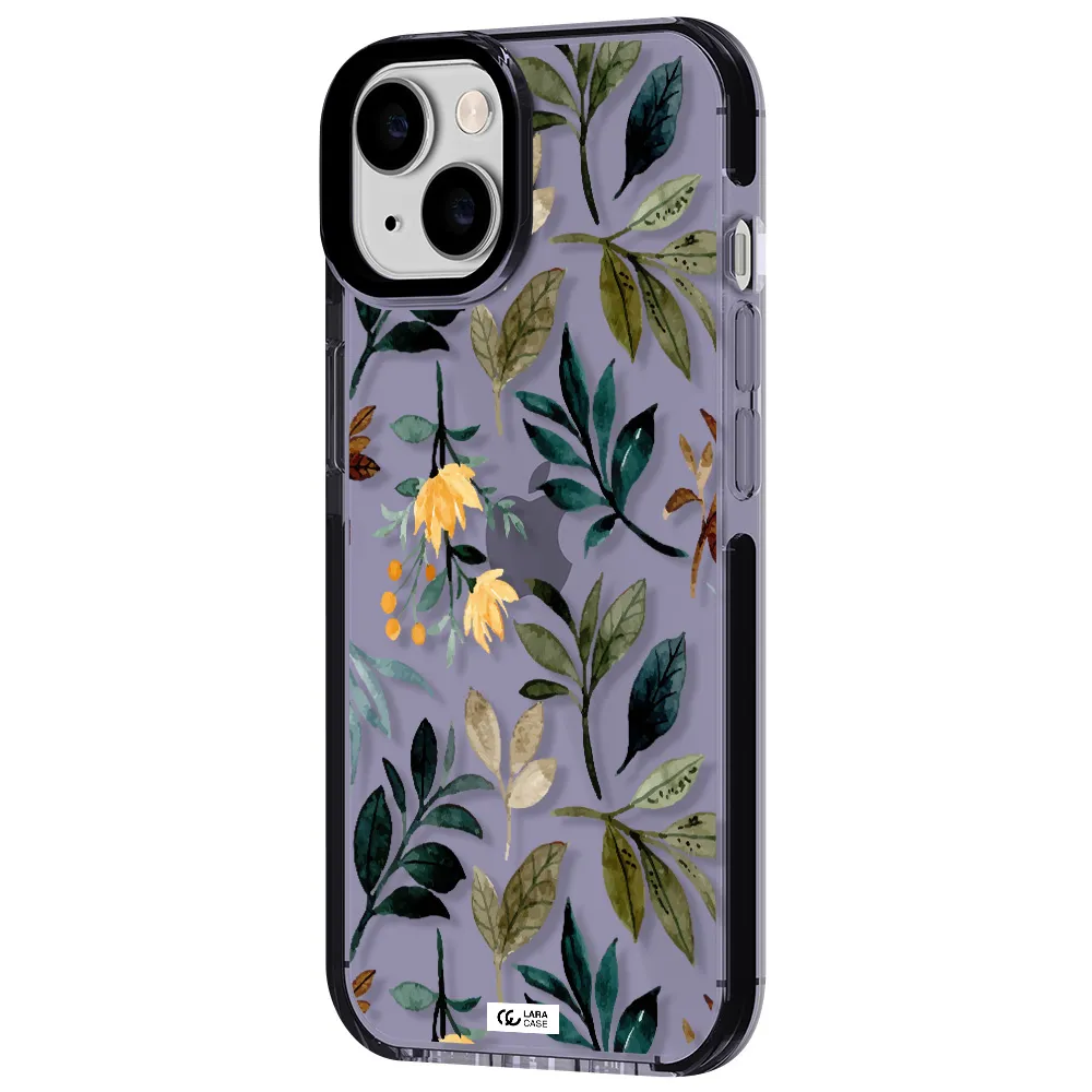 Fall Flowers Apple iPhone 14 impact Lilac Case