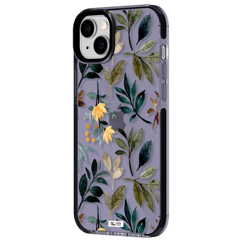 Fall Flowers Apple iPhone 14 plus impact Lilac Case