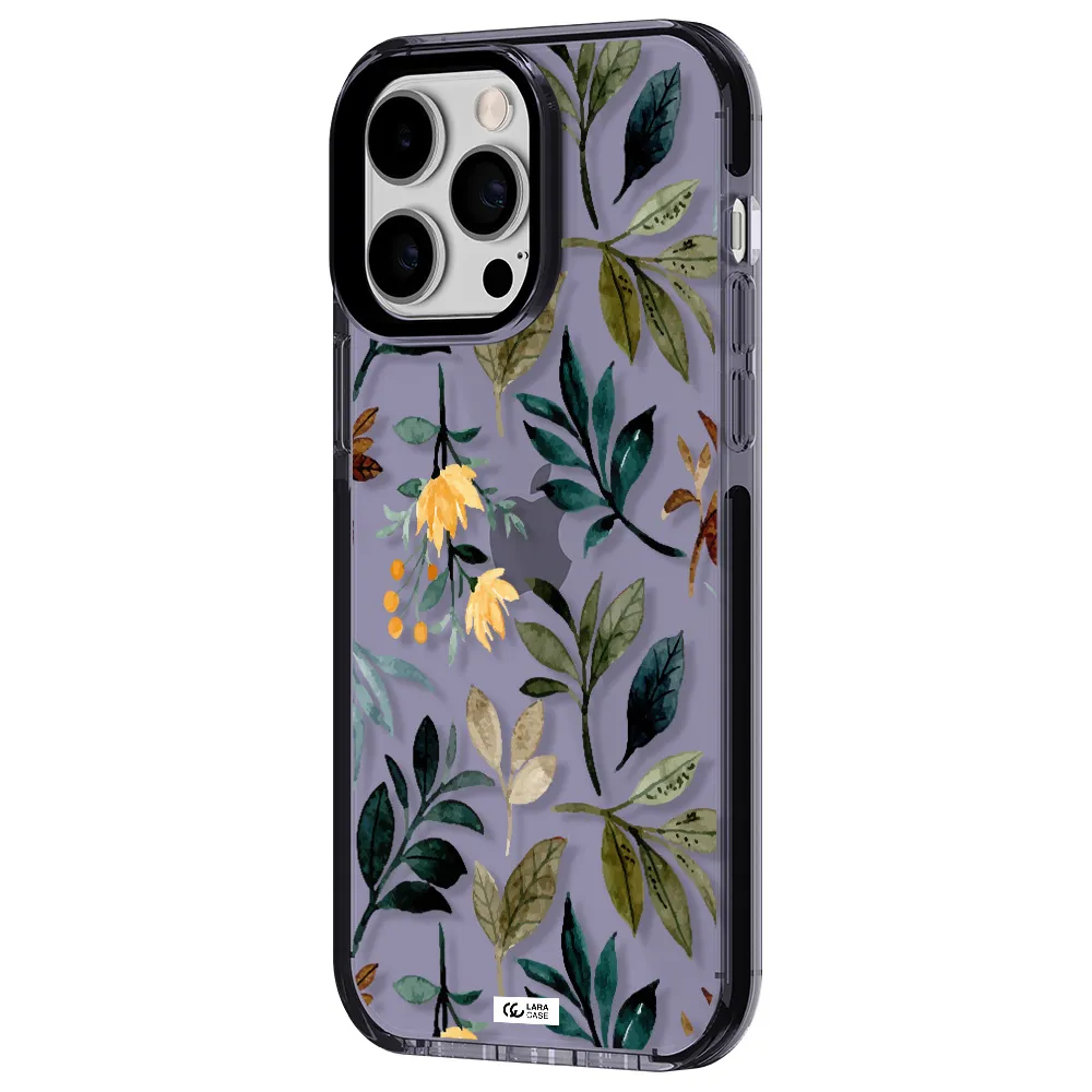 Fall Flowers Apple iPhone 15 Pro Max impact Lilac Case