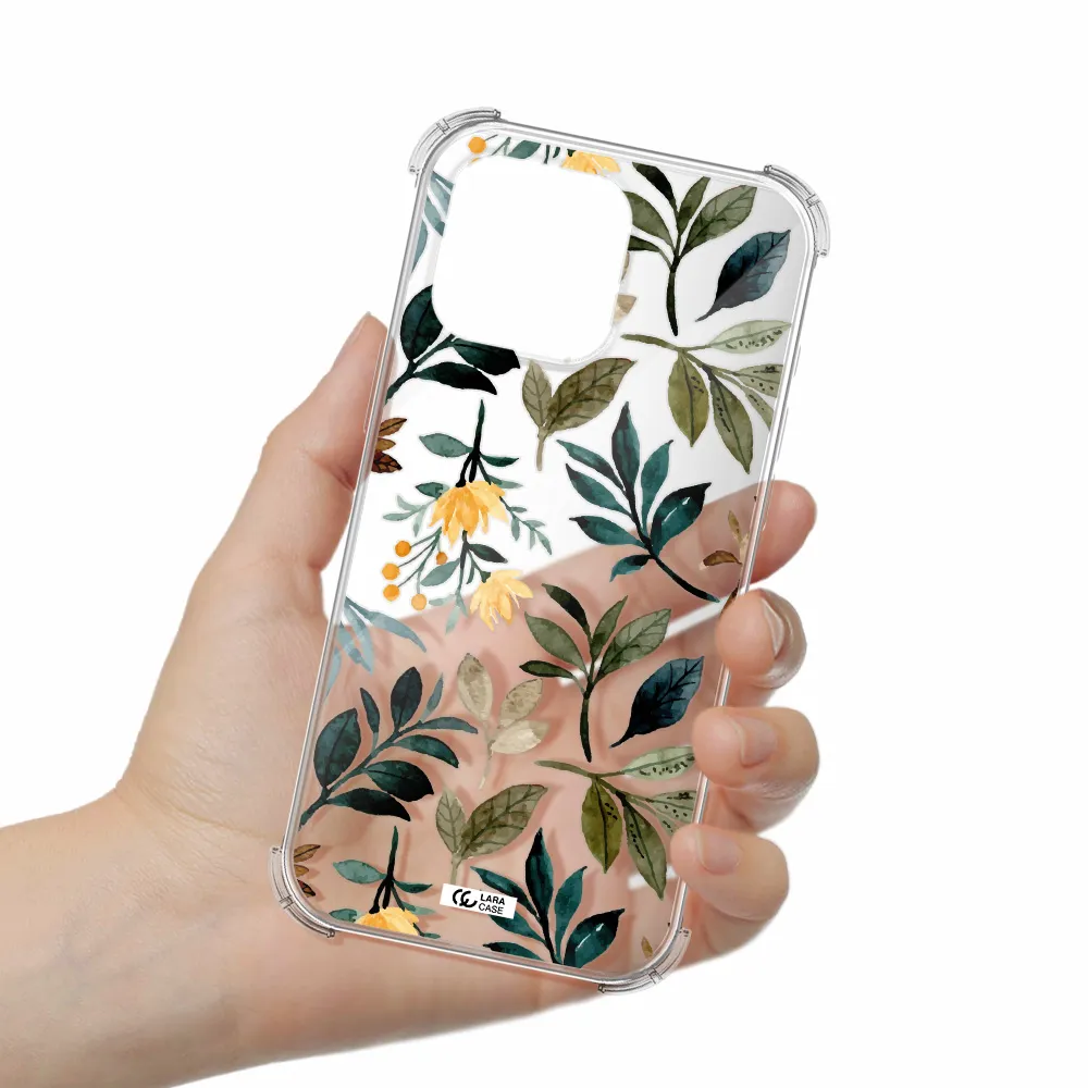 Fall Flowers Apple Iphone 16 Pro Max Clear Pc Case