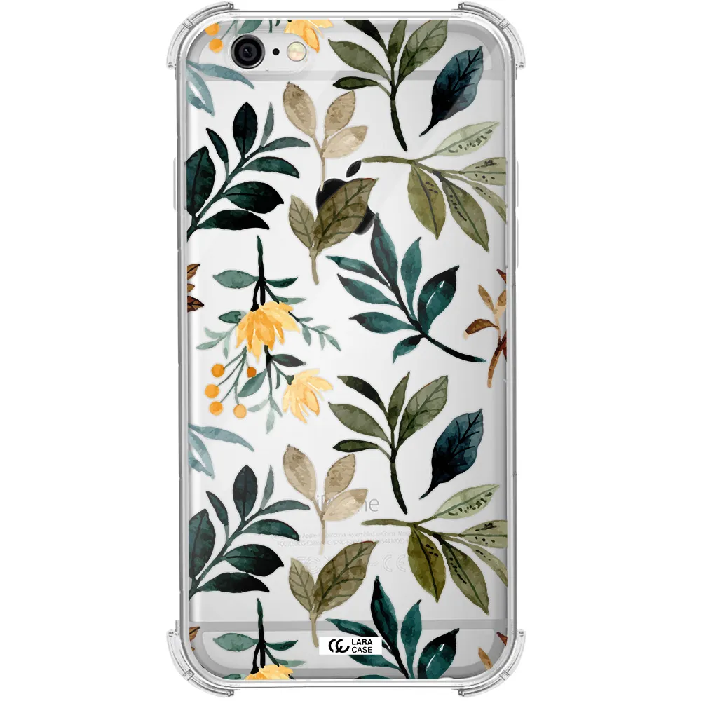 Fall Flowers Apple iPhone 6 Clear PC Case