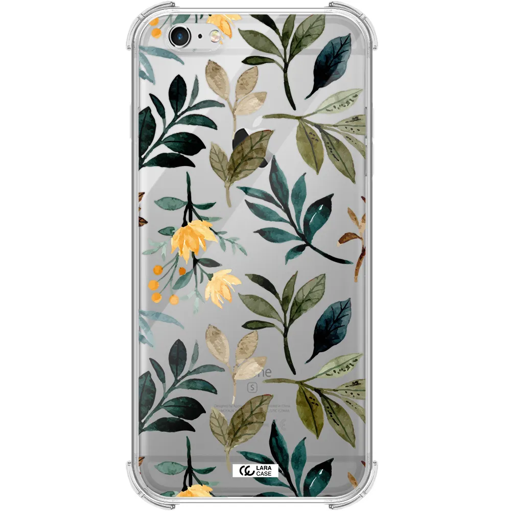 Fall Flowers Apple iPhone 6 plus Clear PC Case