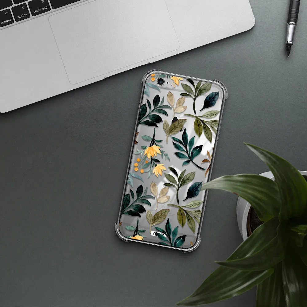 Fall Flowers Apple iPhone 6 plus Clear PC Case