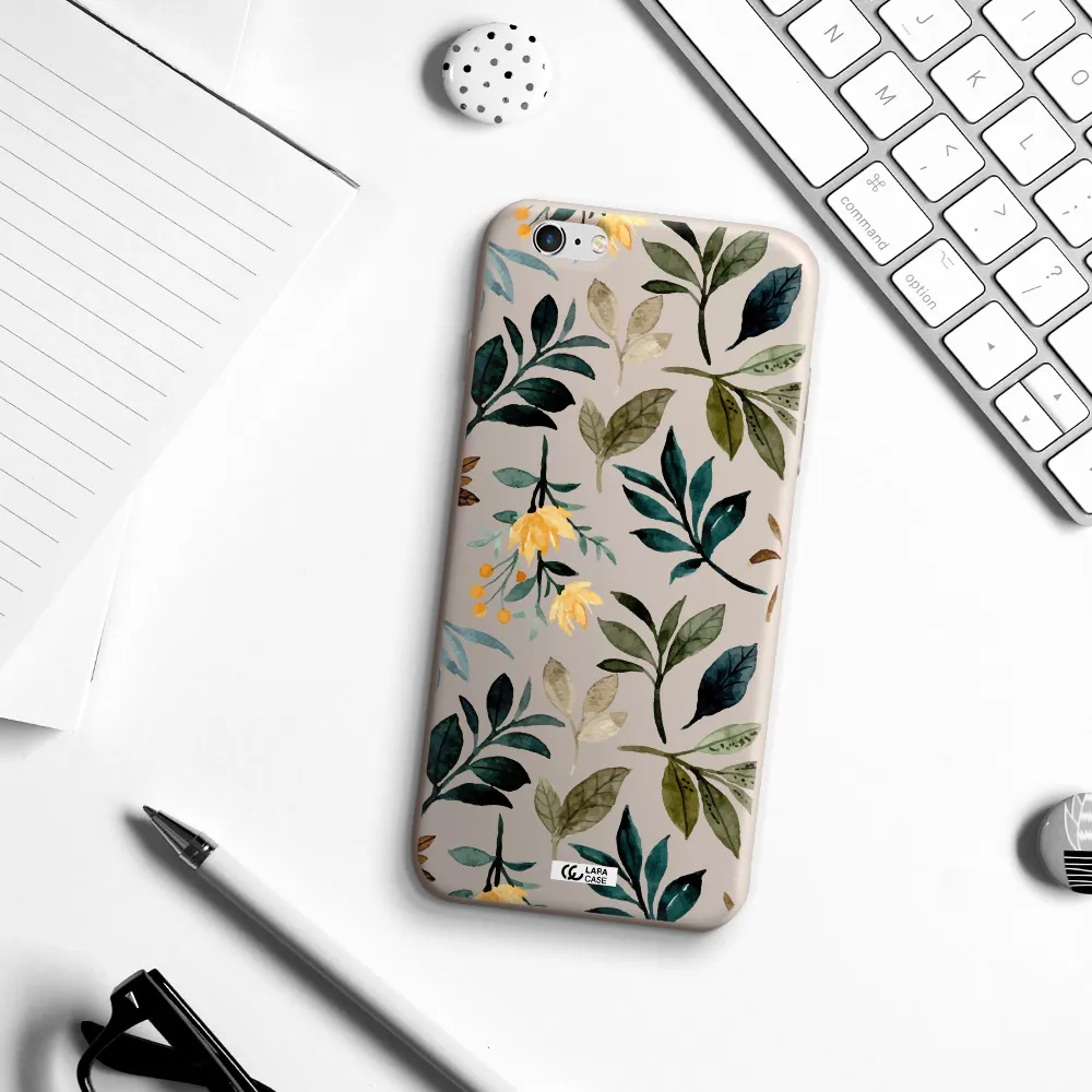 Fall Flowers Apple iPhone 6 plus Silicone Stone Case