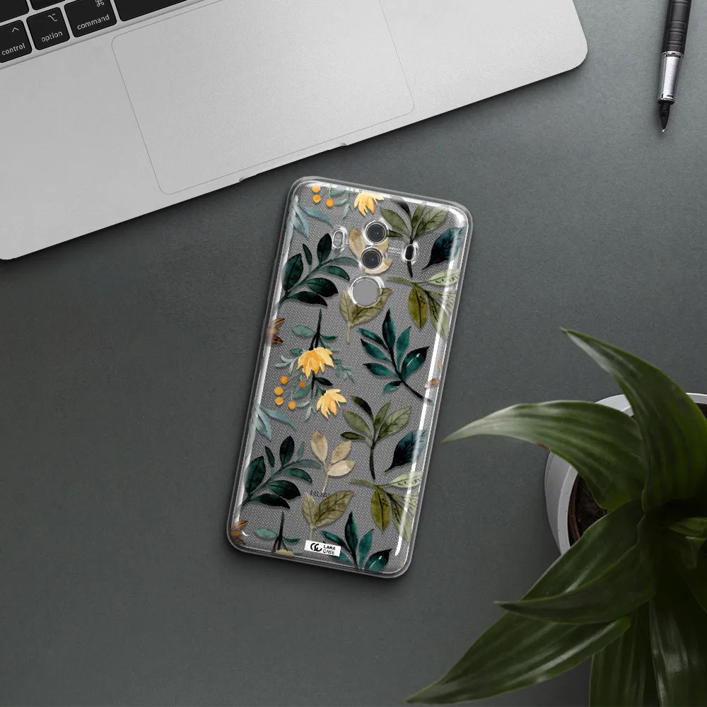Fall Flowers Huawei Mate 10 Pro Clear TPU Case