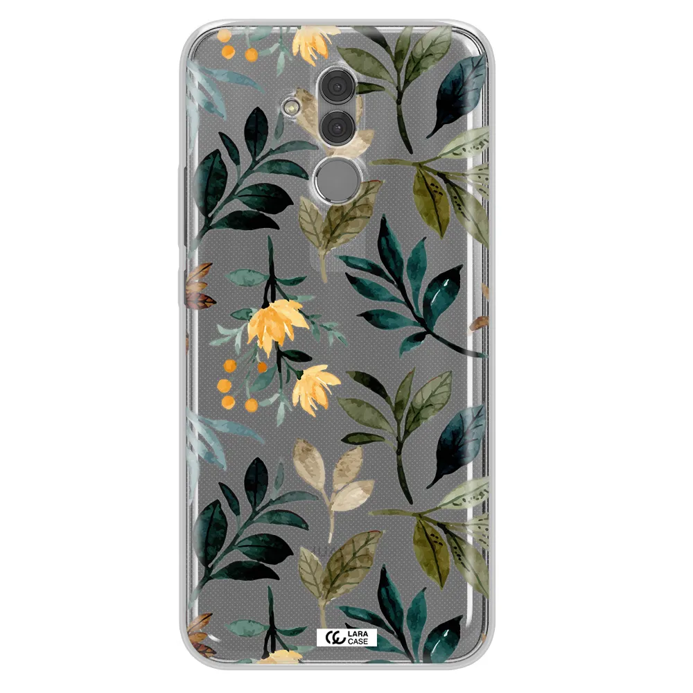 Fall Flowers Huawei Mate 20 Lite Clear TPU Case