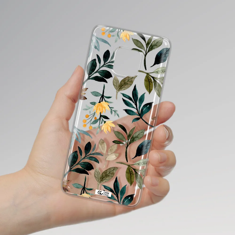 Fall Flowers Huawei Mate 20 Pro Clear TPU Case