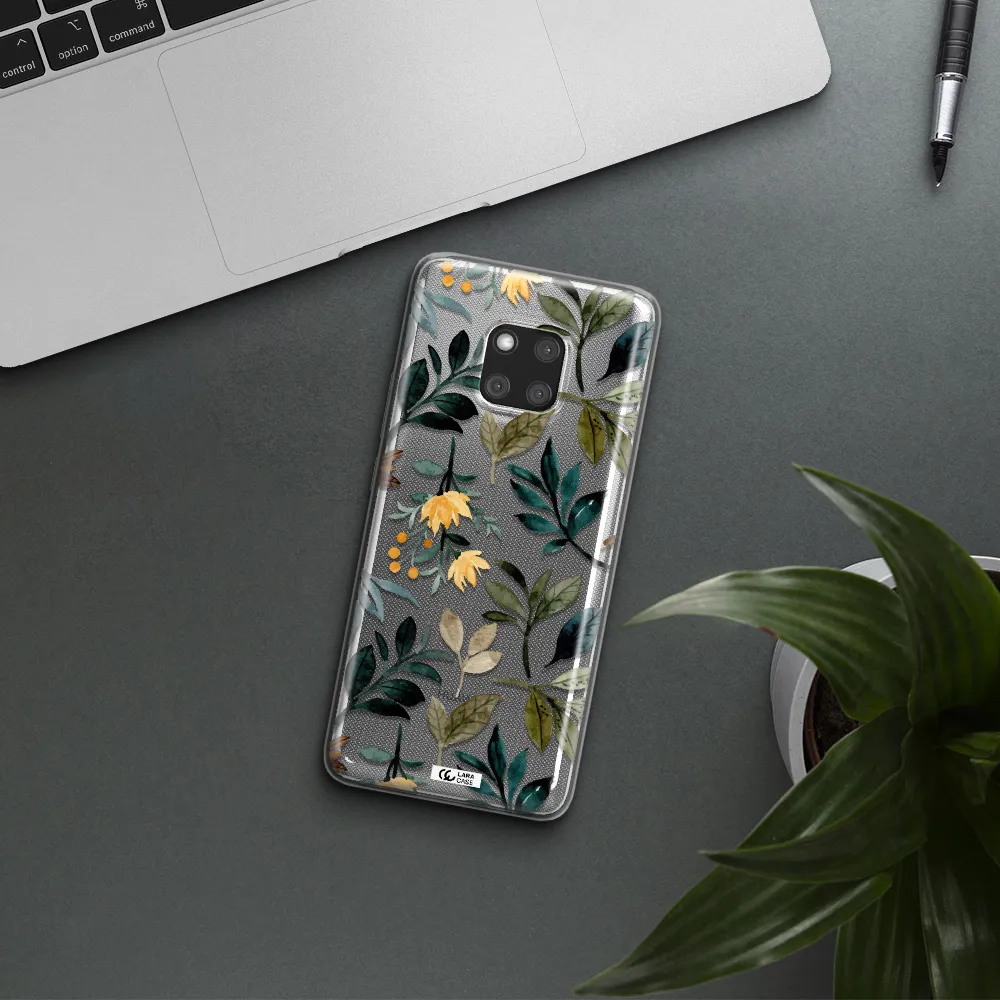 Fall Flowers Huawei Mate 20 Pro Clear TPU Case