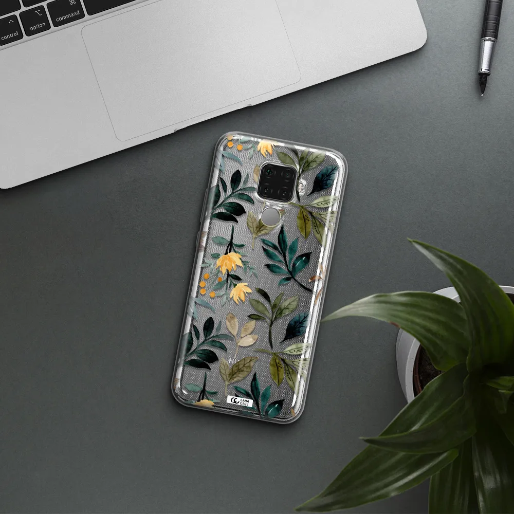 Fall Flowers Huawei Mate 30 Lite Clear TPU Case