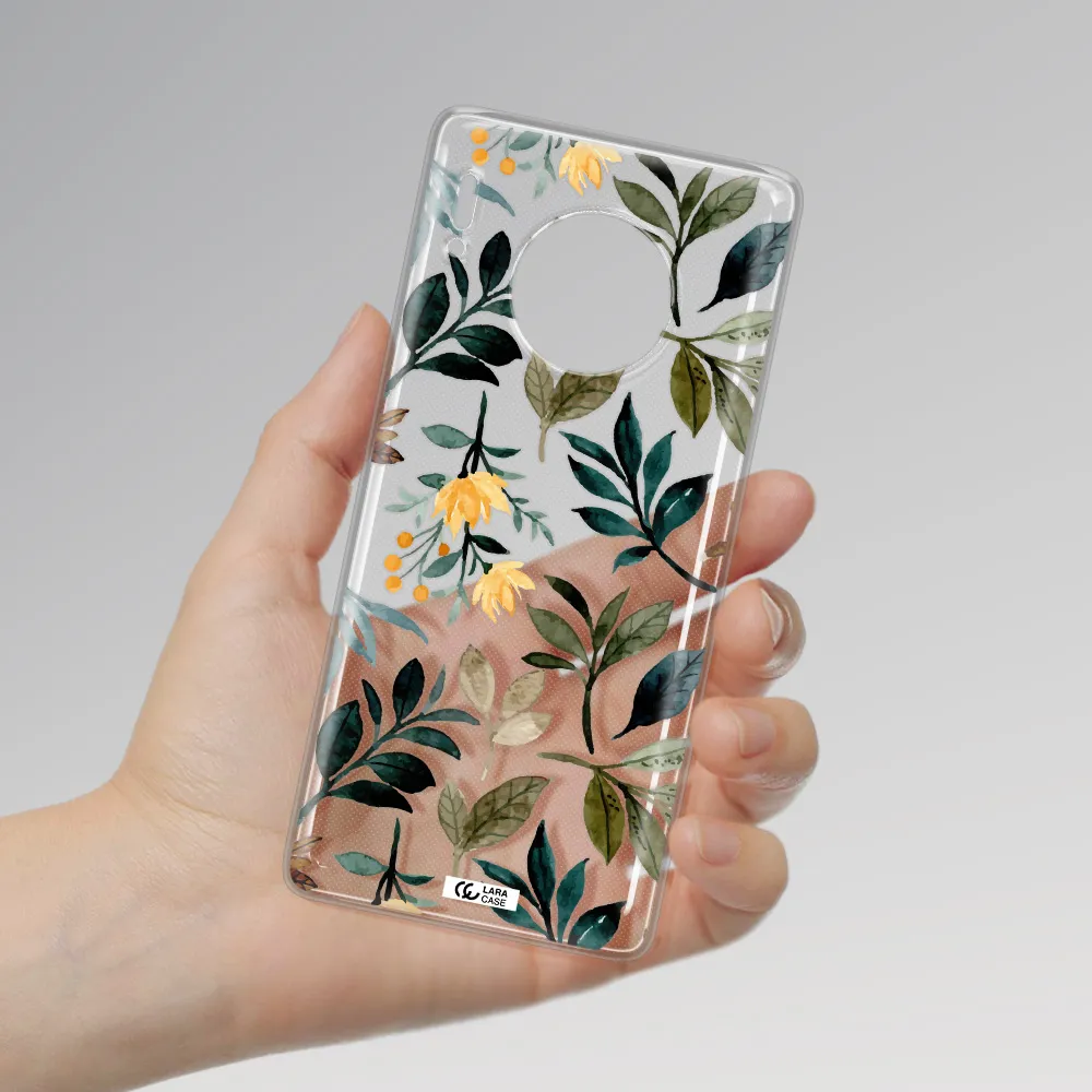 Fall Flowers Huawei Mate 30 Pro Clear TPU Case