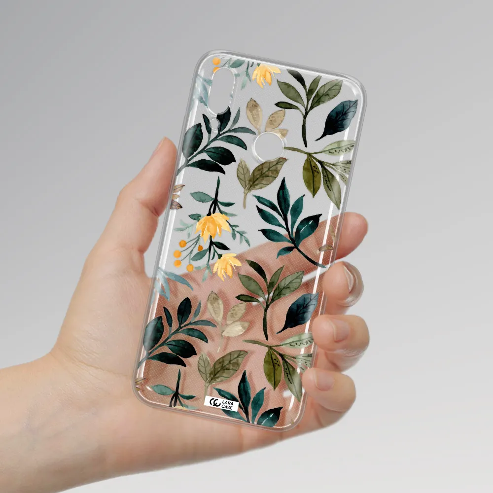 Fall Flowers Huawei P Smart 2019 Clear TPU Case
