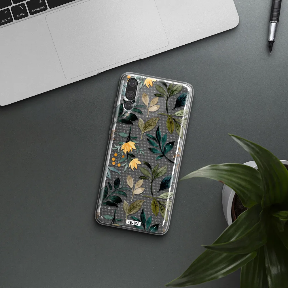 Fall Flowers Huawei P20 Pro Clear TPU Case