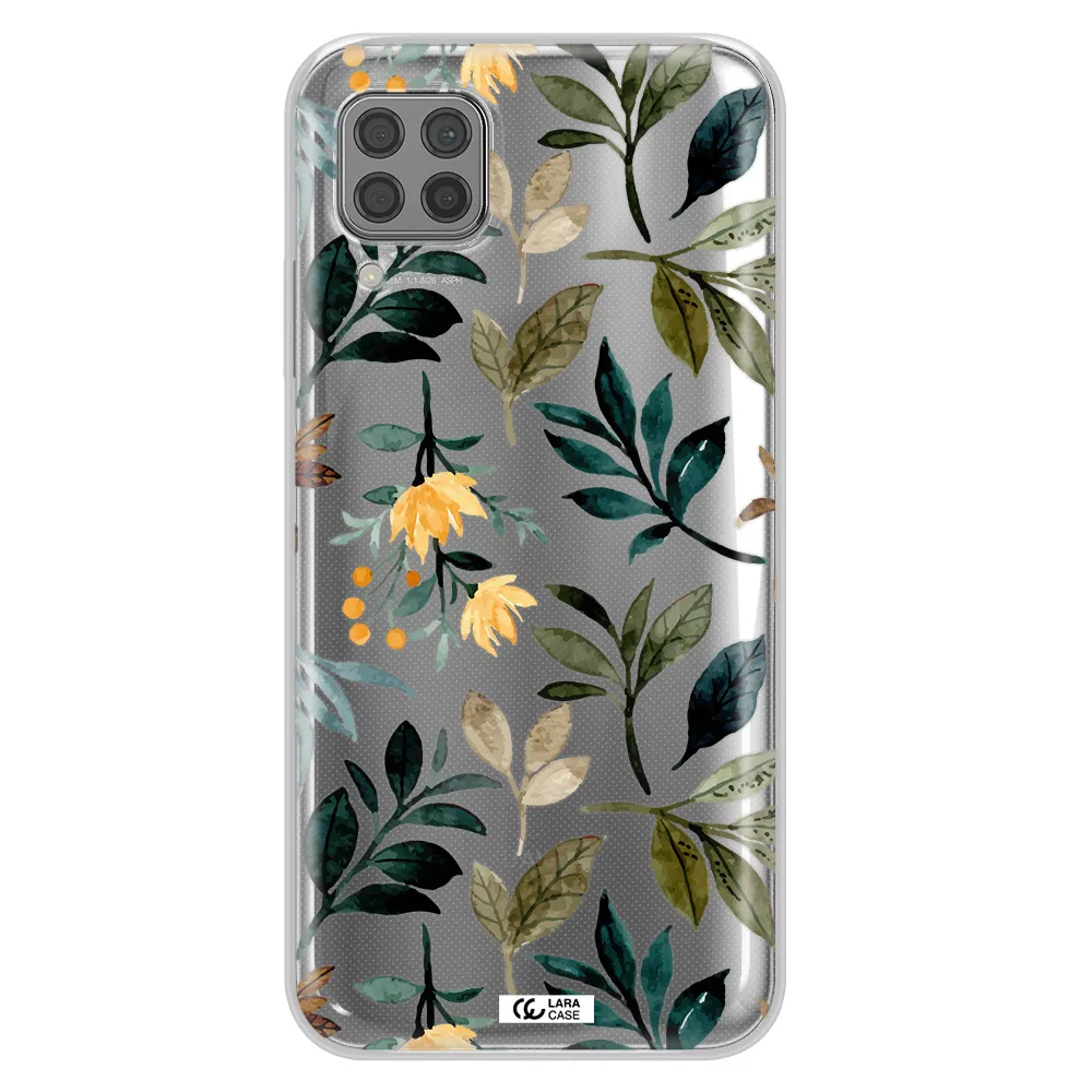 Fall Flowers Huawei P40 Lite Clear TPU Case