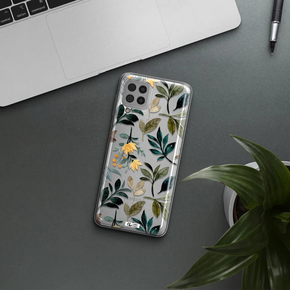 Fall Flowers Samsung A22 4g Clear TPU Case