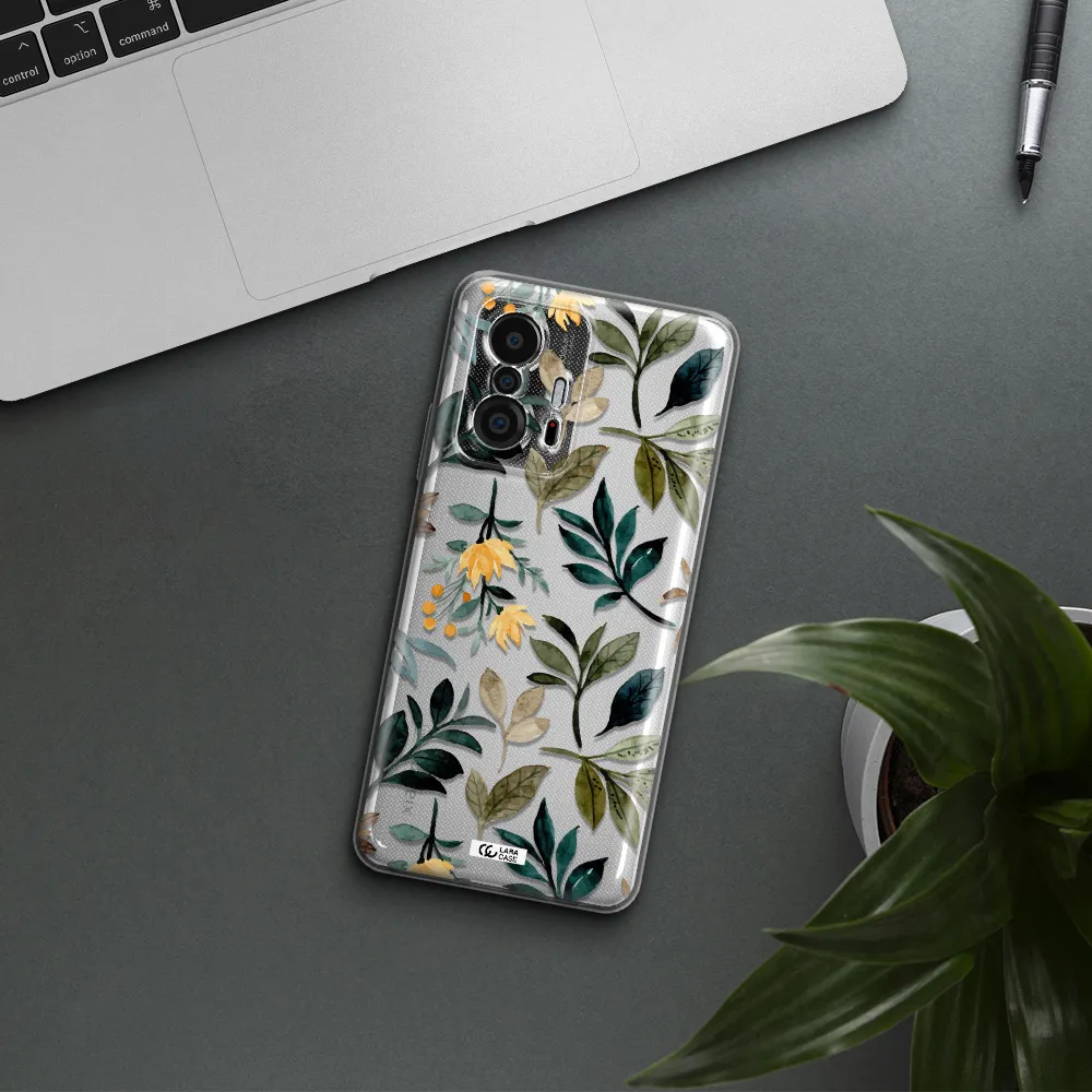 Fall Flowers Xiaomi 11T Clear Tpu Case