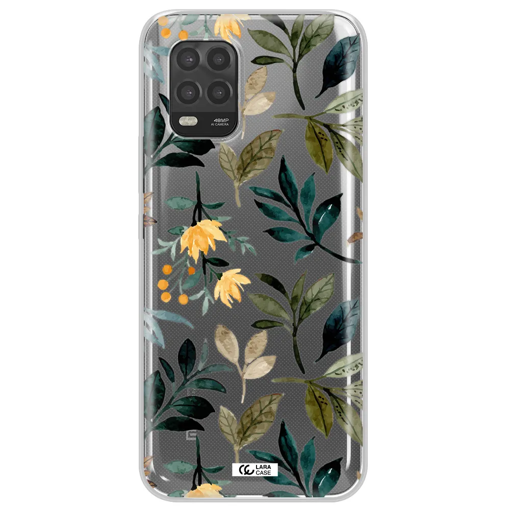 Fall Flowers Xiaomi Mi 10 Lite Clear TPU Case