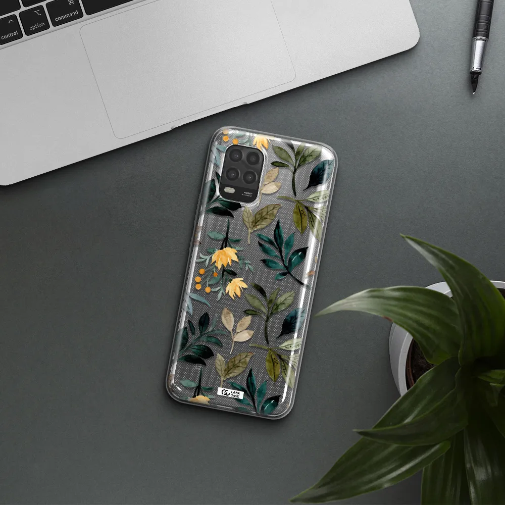 Fall Flowers Xiaomi Mi 10 Lite Clear TPU Case