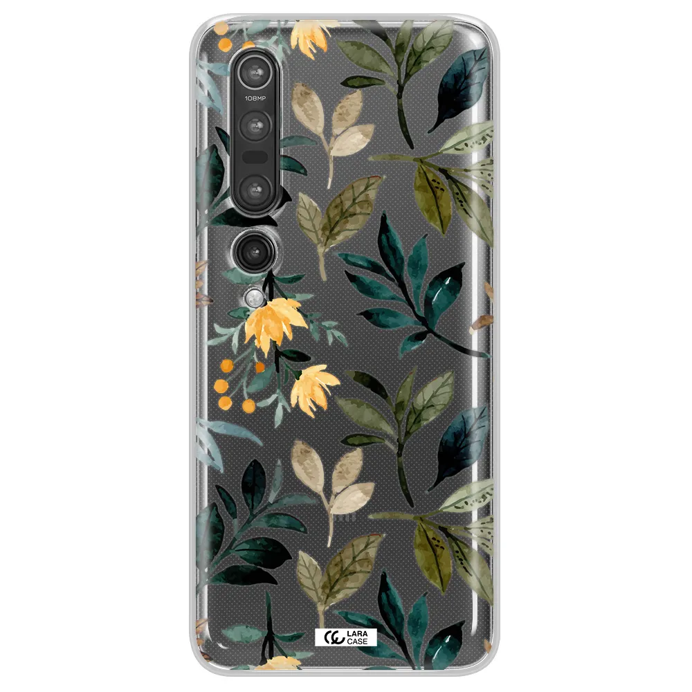 Fall Flowers Xiaomi Mi 10 Pro Clear TPU Case