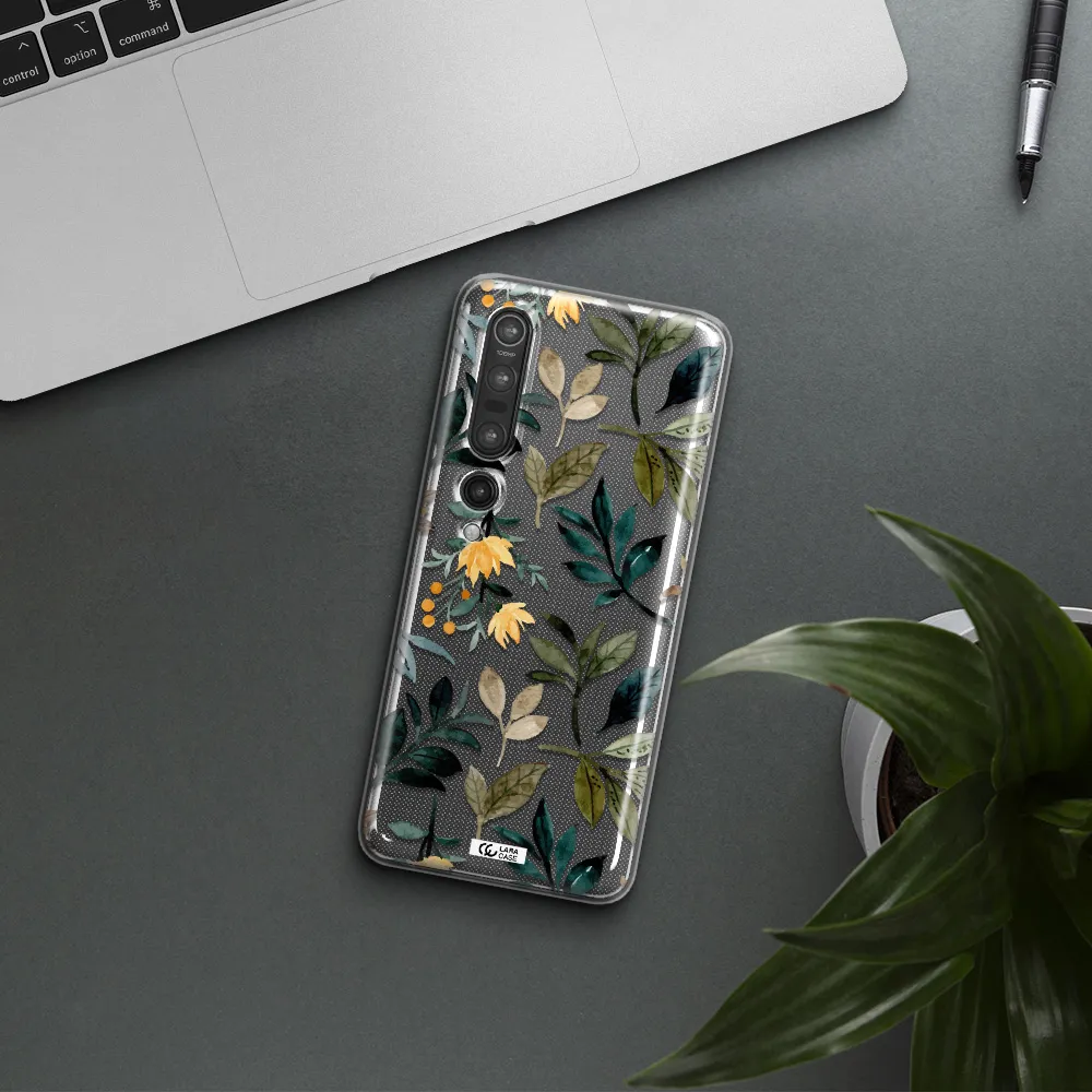 Fall Flowers Xiaomi Mi 10 Pro Clear TPU Case