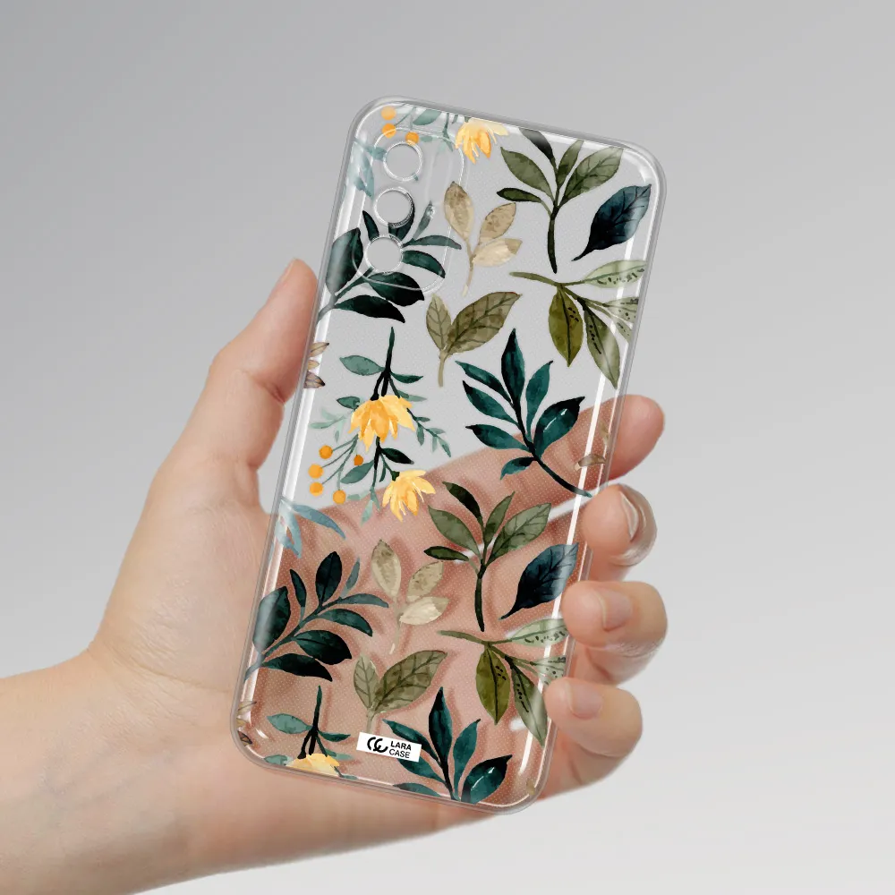 Fall Flowers Xiaomi Poco M3 Pro Clear Tpu Case