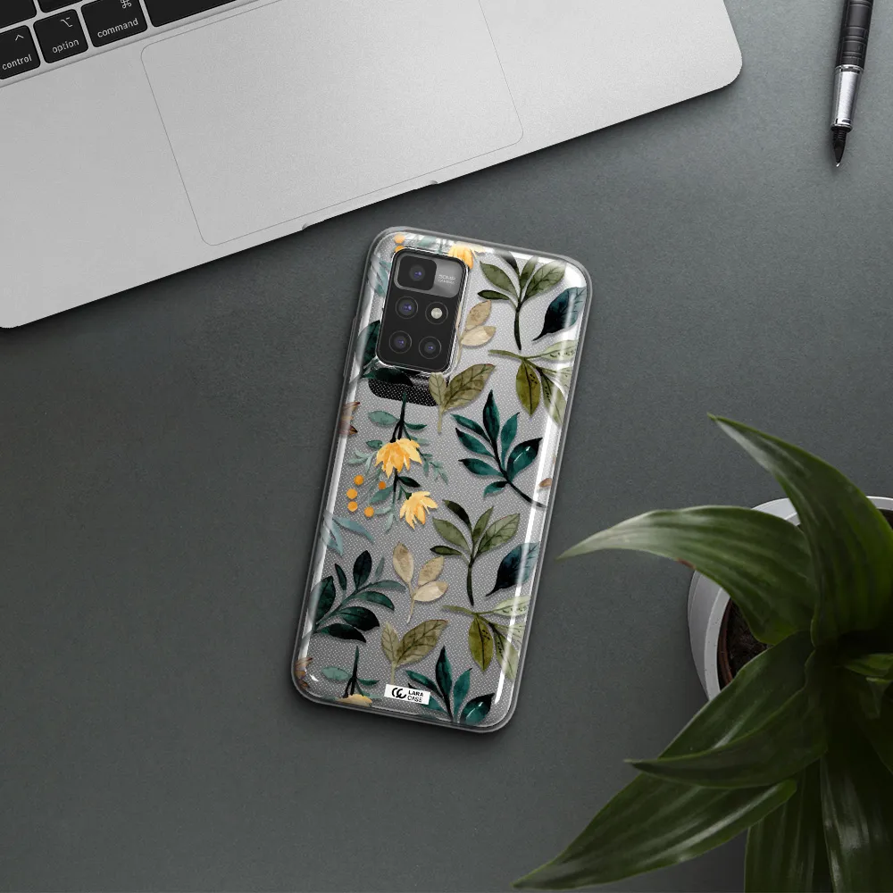 Fall Flowers Xiaomi Redmi 10 Clear TPU Case