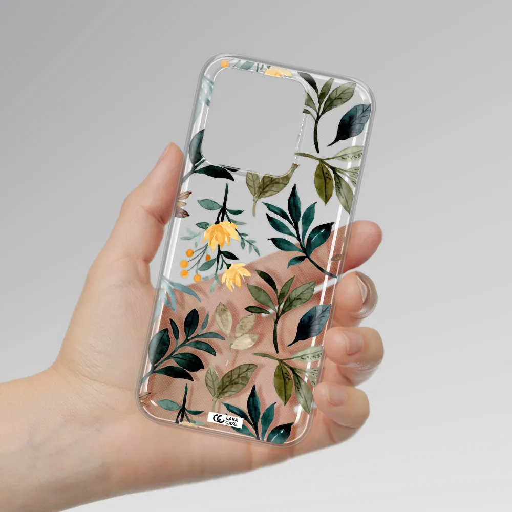 Fall Flowers Xiaomi Redmi 10A Clear TPU Case
