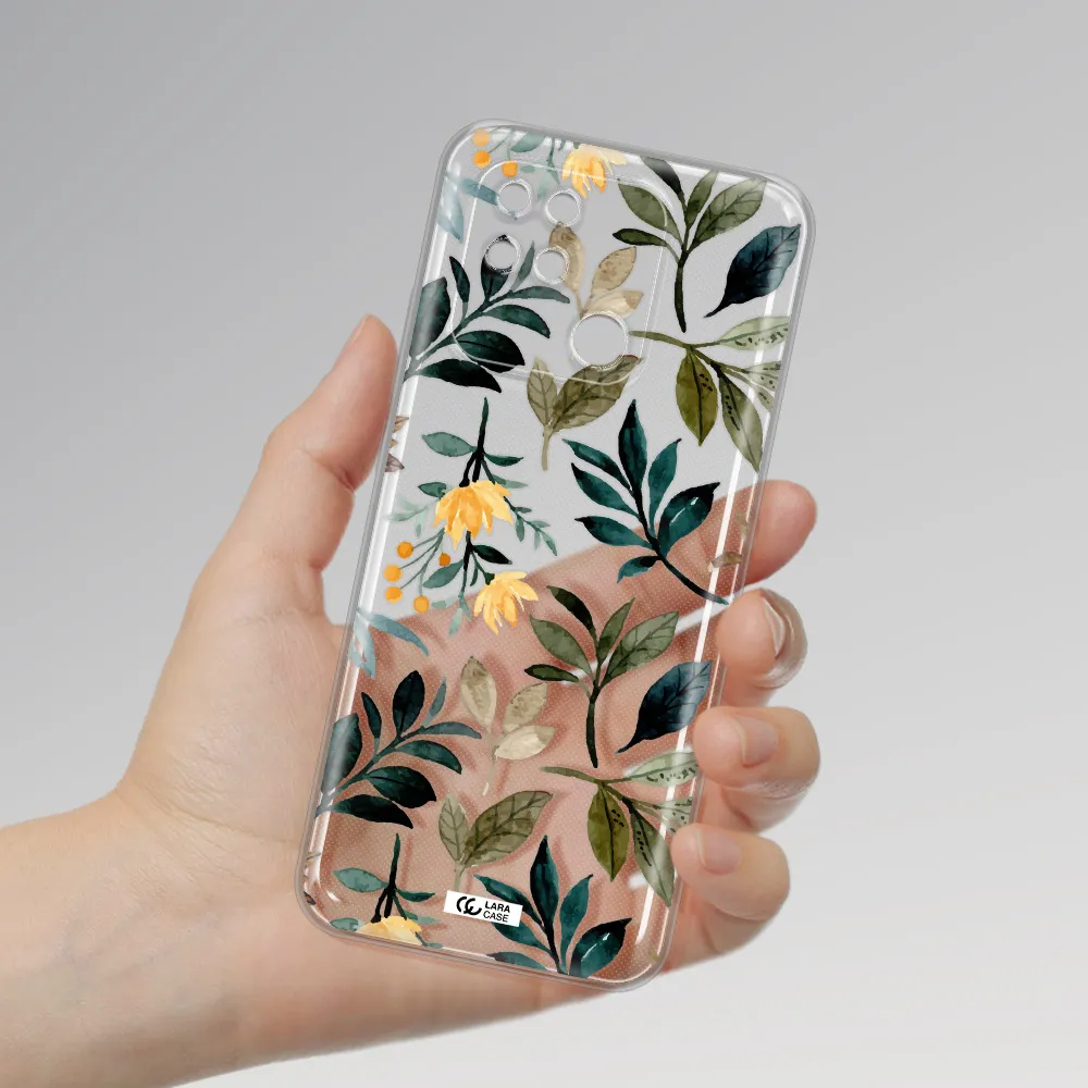 Fall Flowers Xiaomi Redmi 10C Clear TPU Case