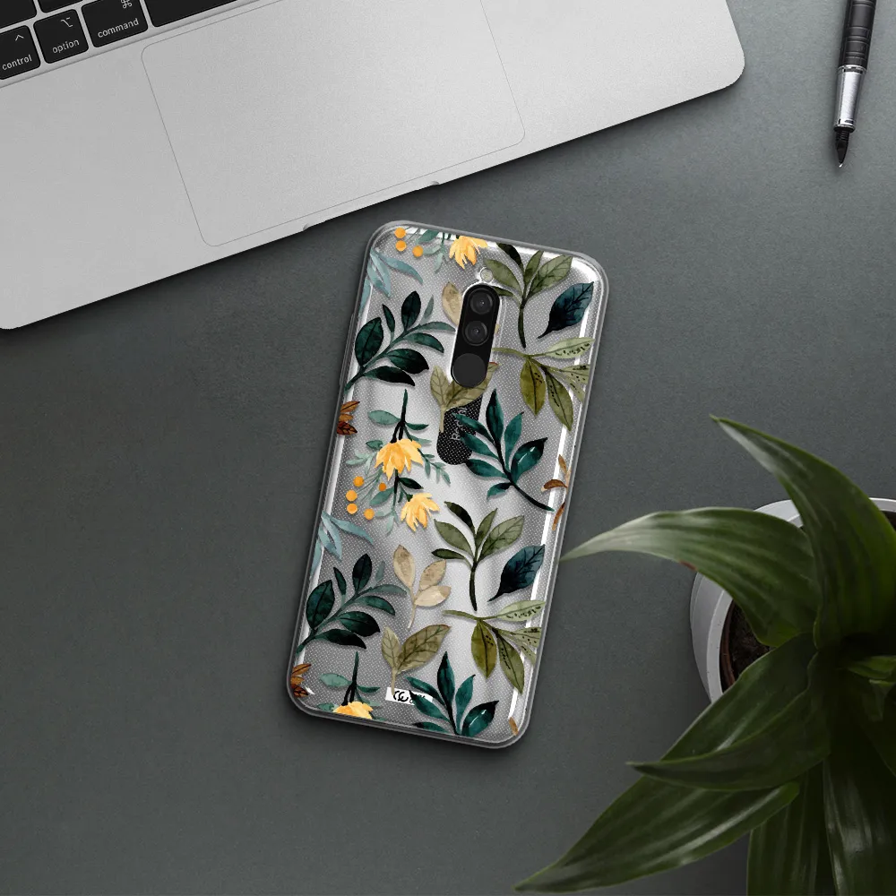 Fall Flowers Xiaomi Redmi 8 Clear Tpu Case