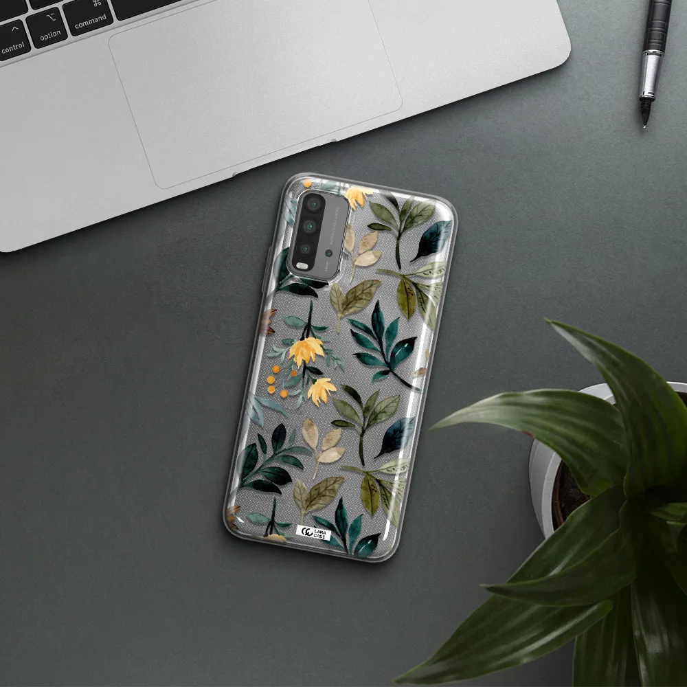 Fall Flowers Xiaomi Redmi 9T Clear TPU Case