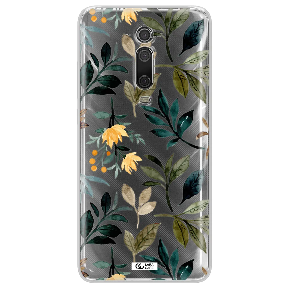 Fall Flowers Xiaomi Redmi K20 Clear Tpu Case