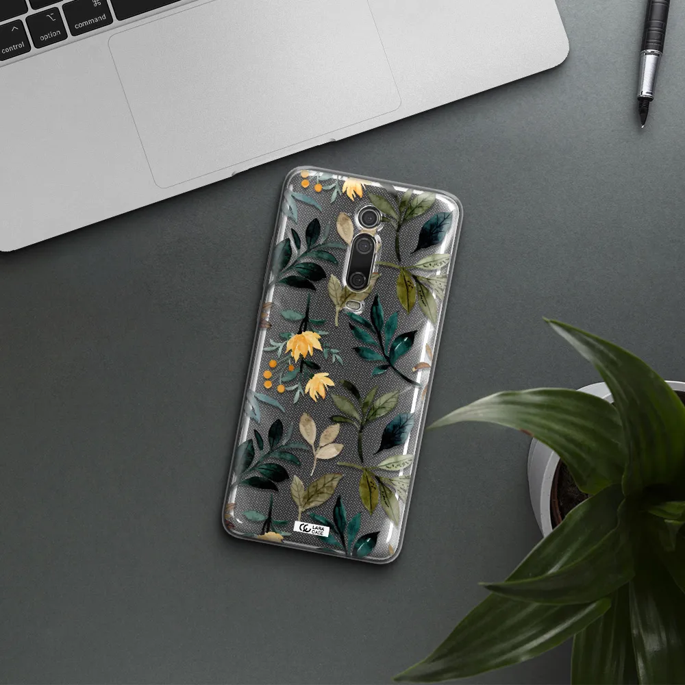 Fall Flowers Xiaomi Redmi K20 Clear Tpu Case