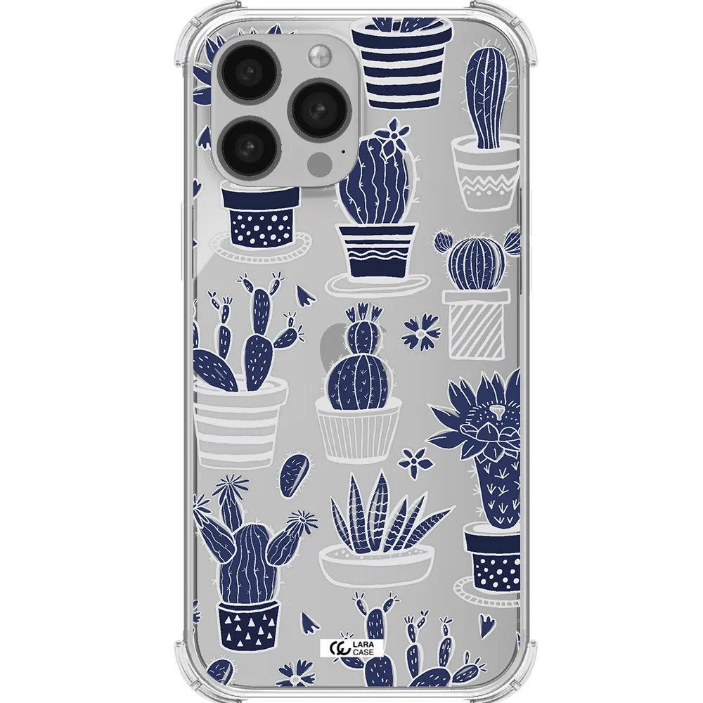 Blue Cactus Apple iPhone 13 Pro Clear PC Case