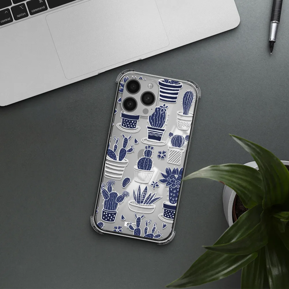 Blue Cactus Apple iPhone 13 Pro Clear PC Case