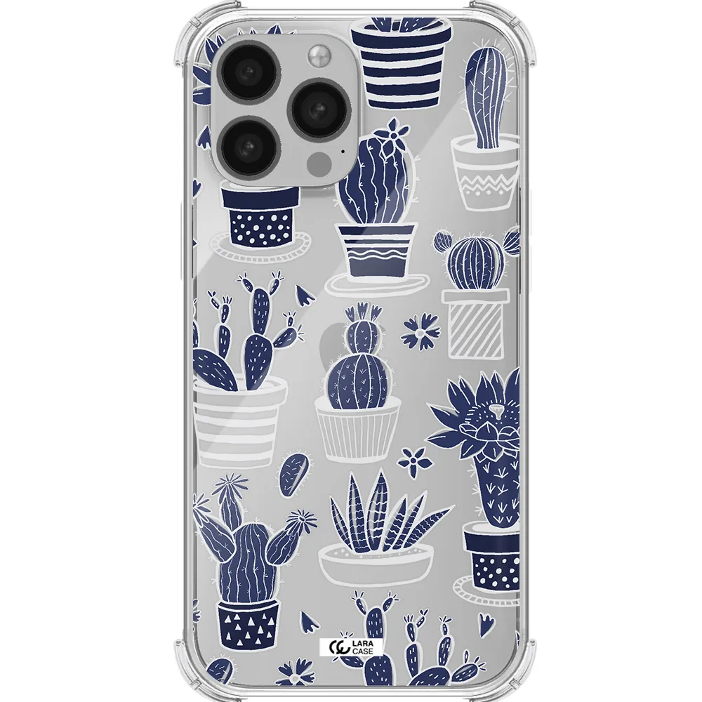 Blue Cactus Apple iPhone 13 Pro Max Clear PC Case