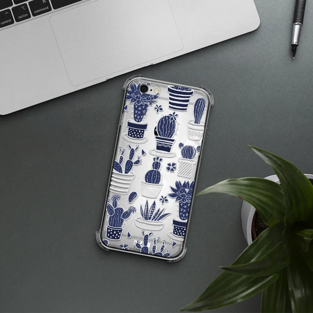Blue Cactus Apple iPhone 6 Clear PC Case