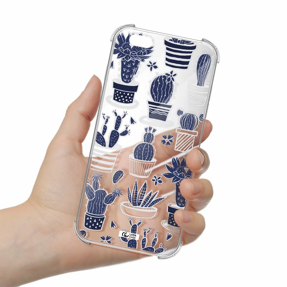 Blue Cactus Apple iPhone 6 plus Clear PC Case