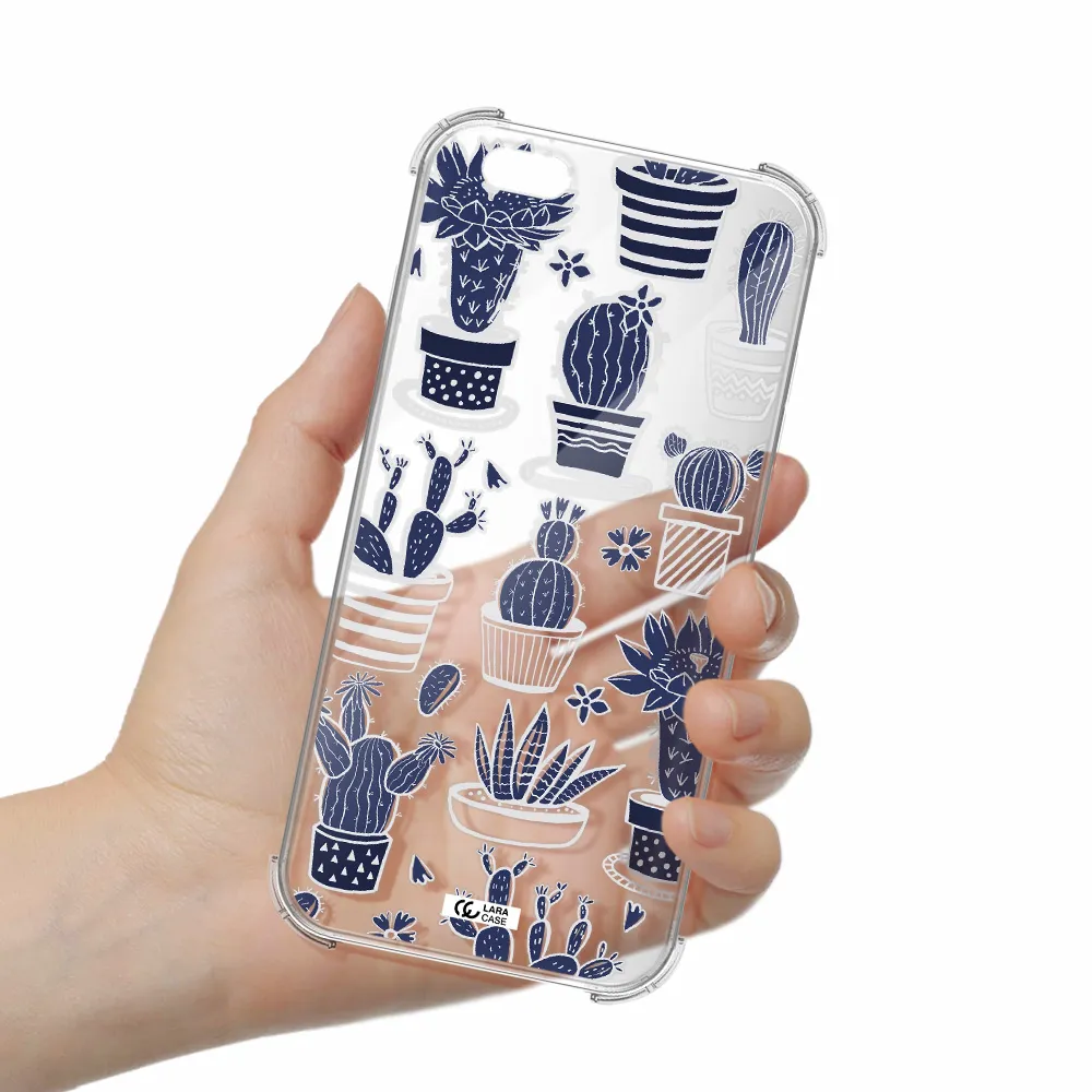 Blue Cactus Apple iPhone 6S Clear PC Case