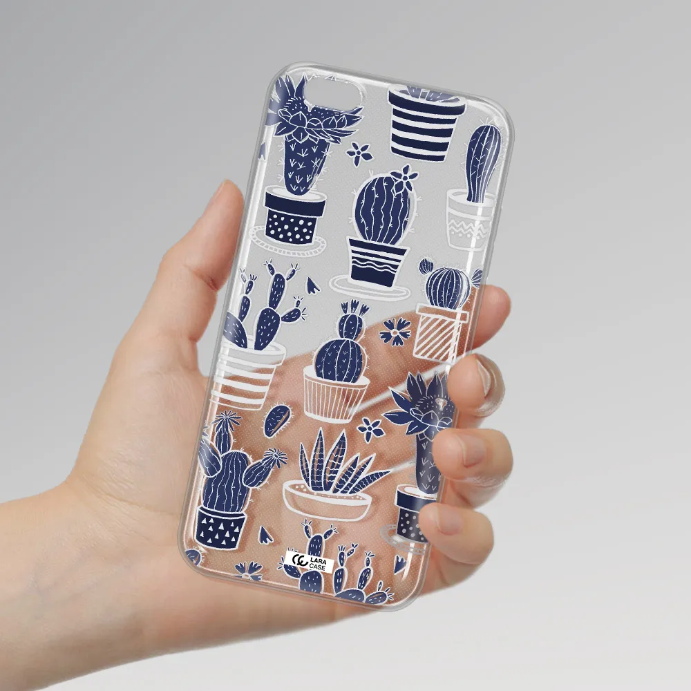 Blue Cactus Apple iPhone 6S Clear TPU Case