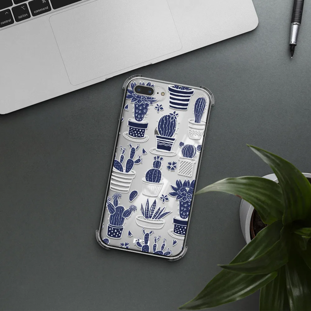 Blue Cactus Apple iPhone 7 plus Clear PC Case