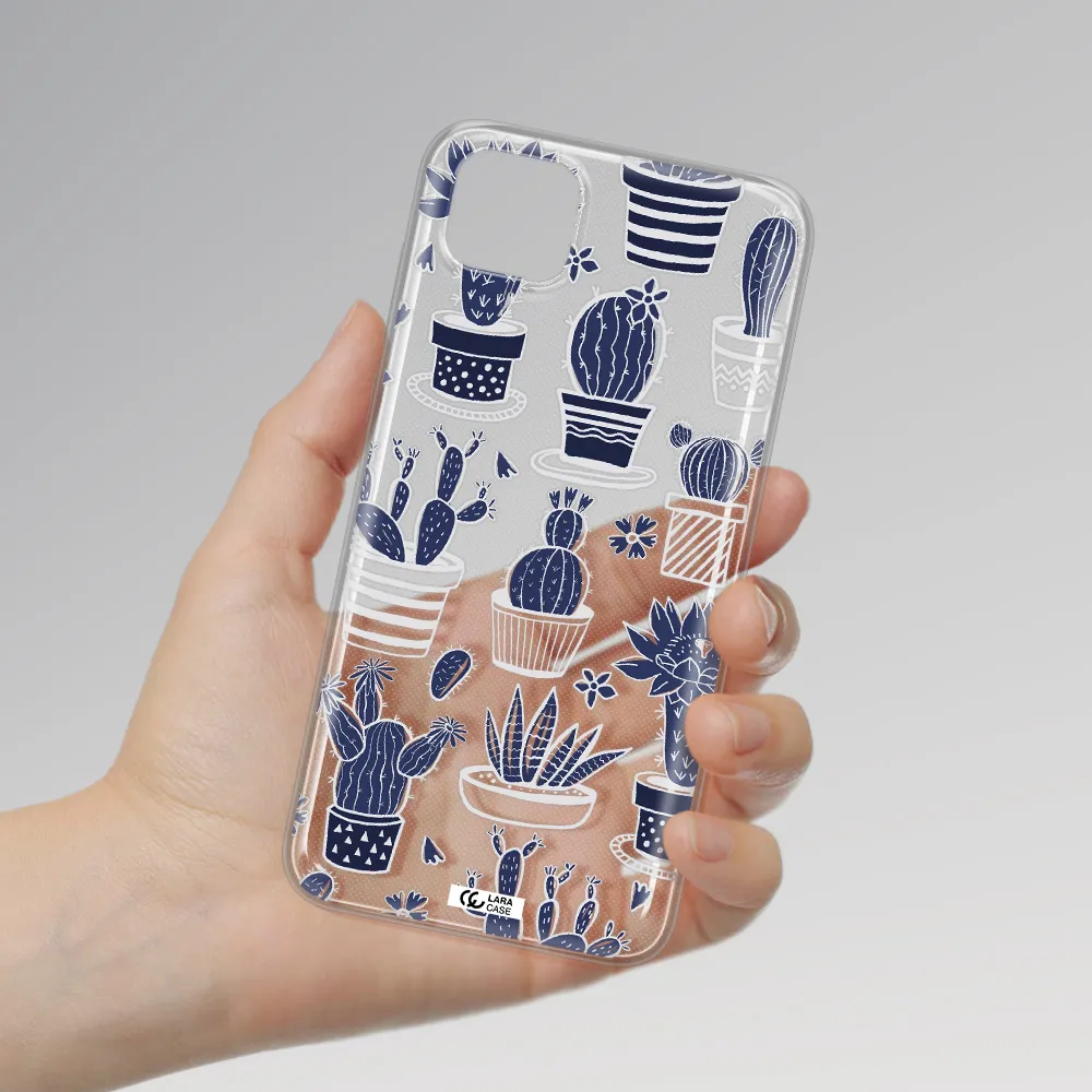 Blue Cactus Huawei Honor 9S Clear TPU Case