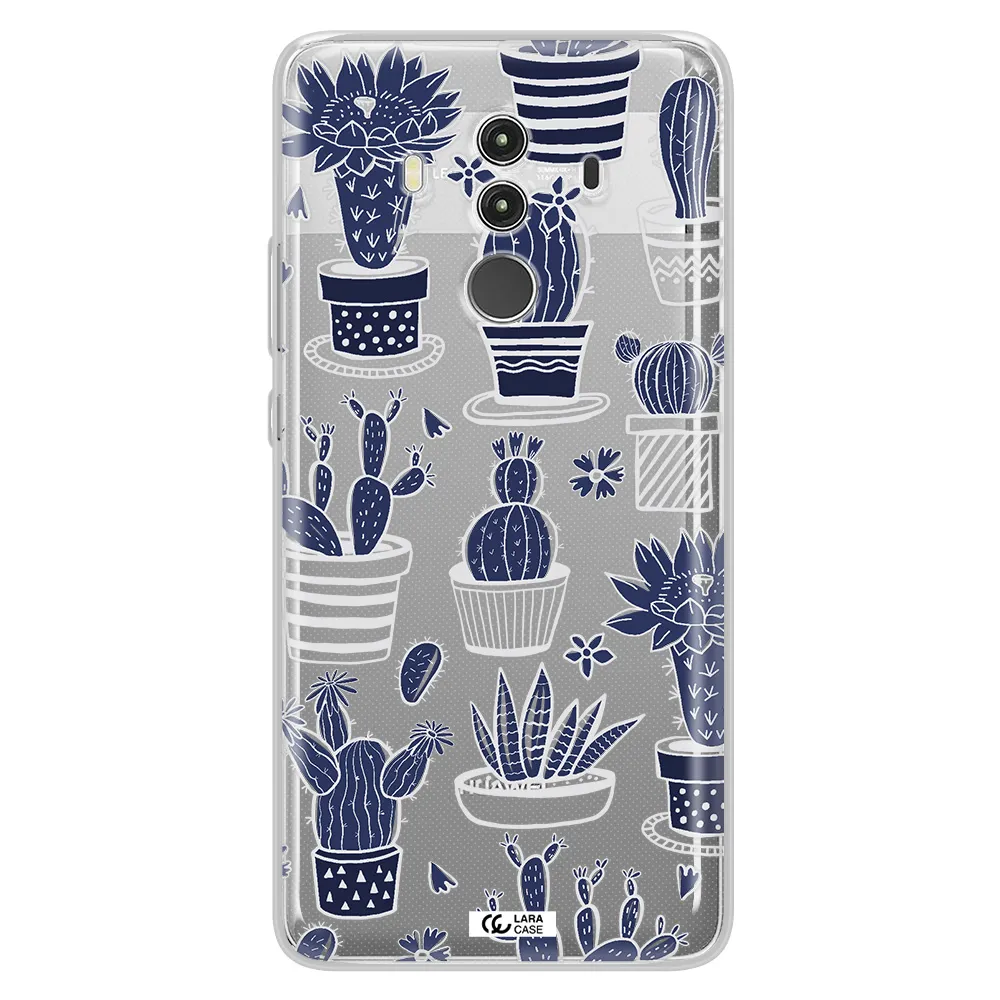 Blue Cactus Huawei Mate 10 Clear TPU Case