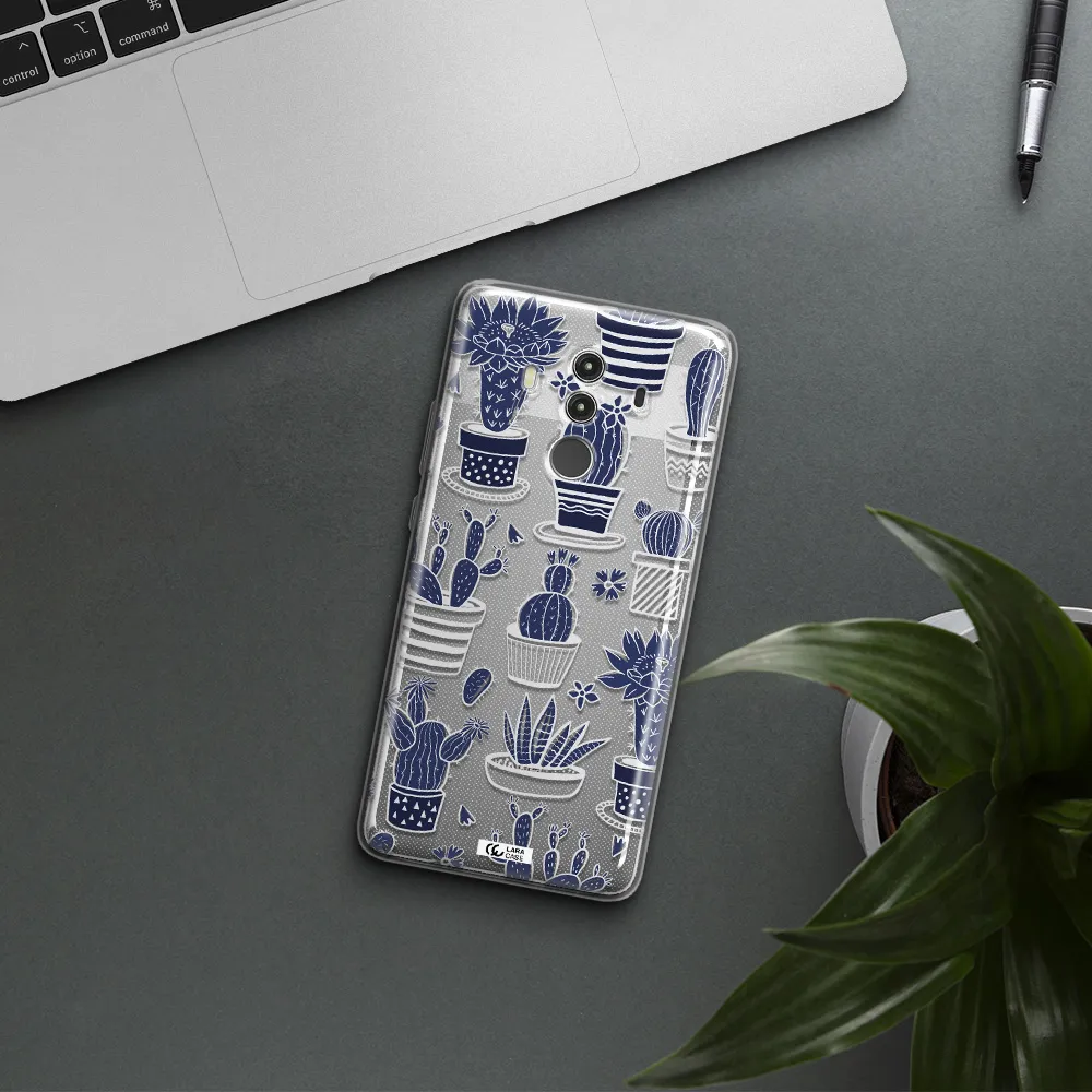 Blue Cactus Huawei Mate 10 Clear TPU Case
