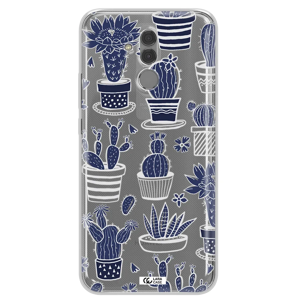 Blue Cactus Huawei Mate 20 Lite Clear TPU Case