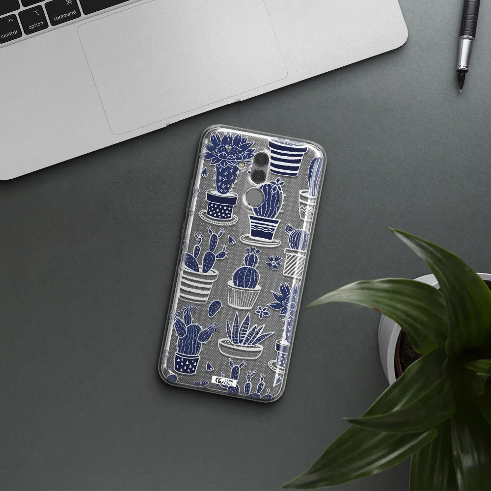 Blue Cactus Huawei Mate 20 Lite Clear TPU Case