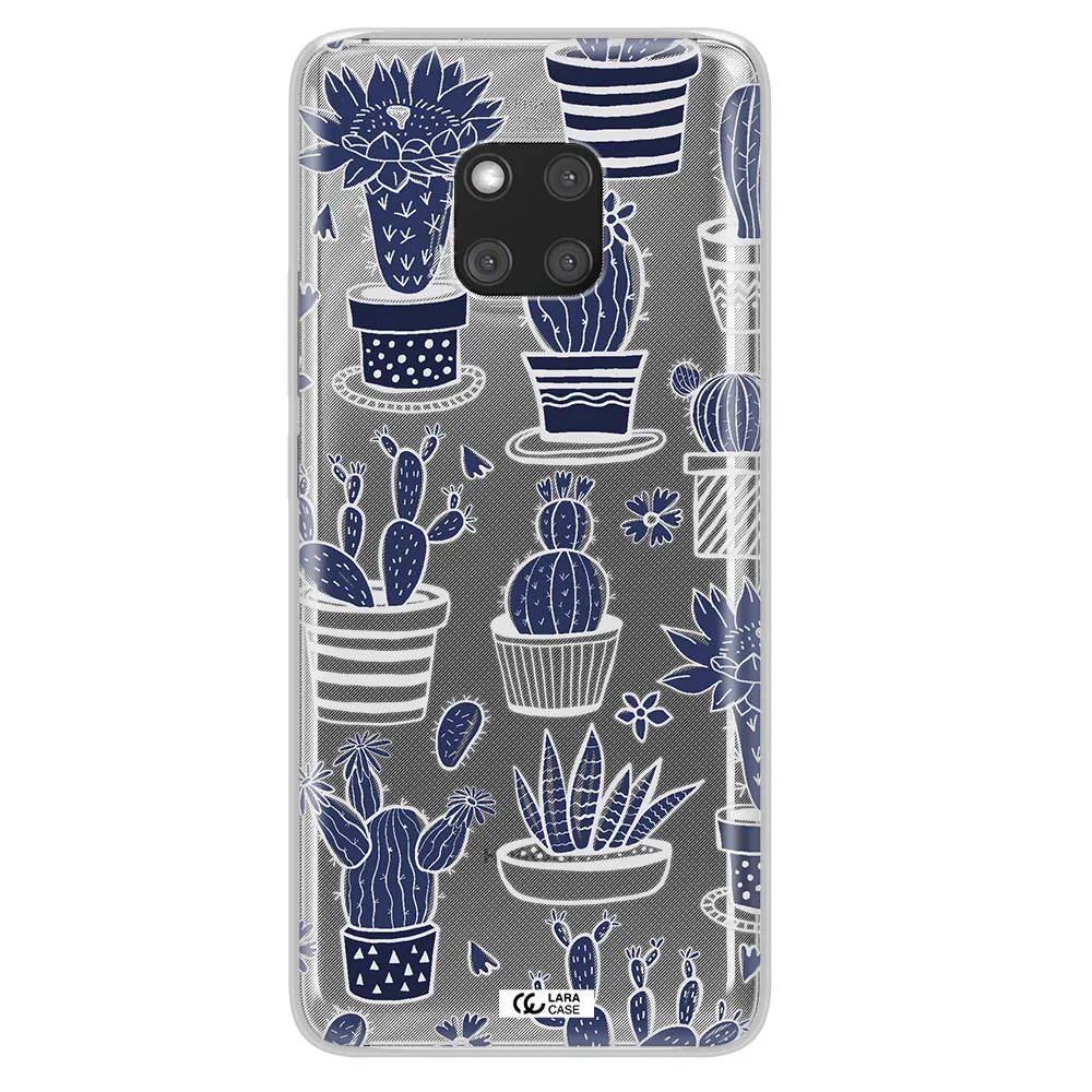 Blue Cactus Huawei Mate 20 Pro Clear TPU Case