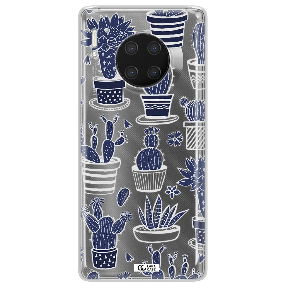 Blue Cactus Huawei Mate 30 Pro Clear TPU Case