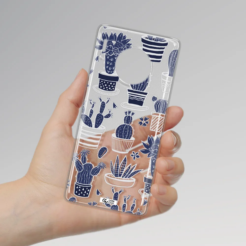 Blue Cactus Huawei Mate 30 Pro Clear TPU Case